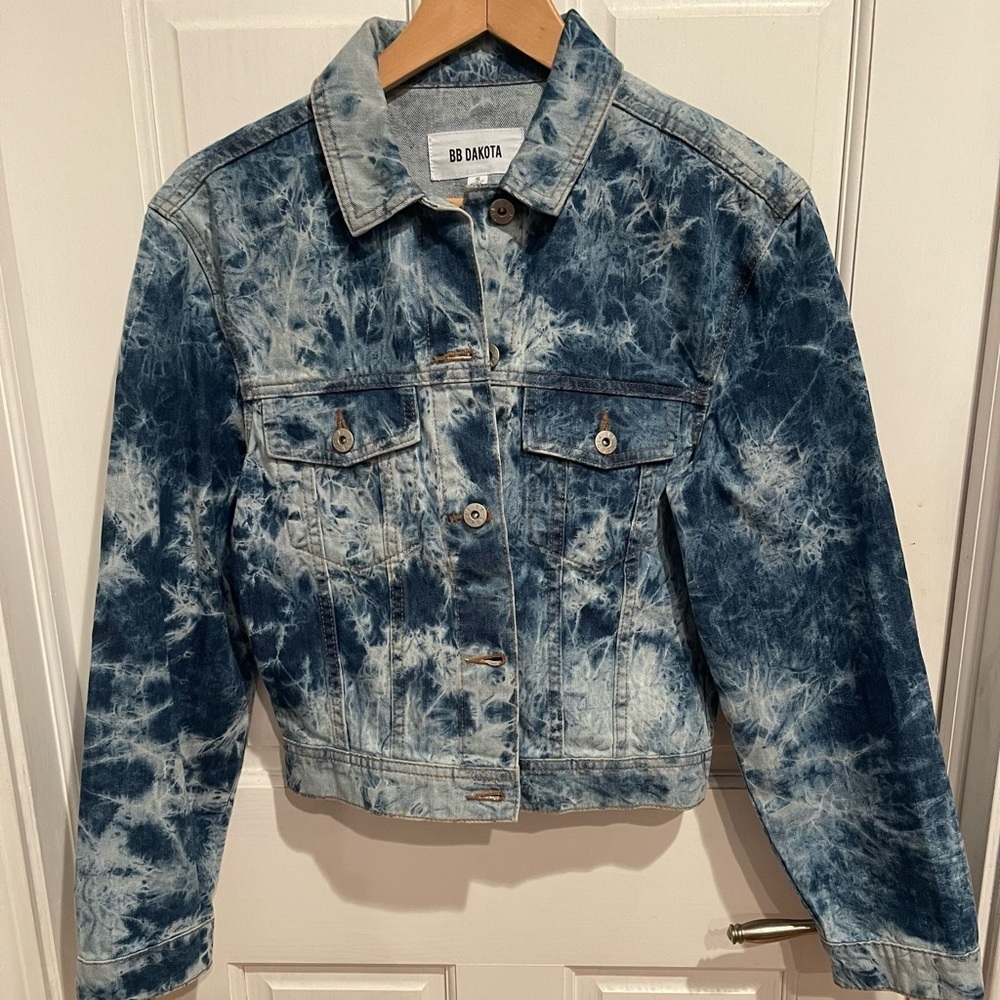 BB Dakota It’s A Must Blue Denim Jacket S NWT